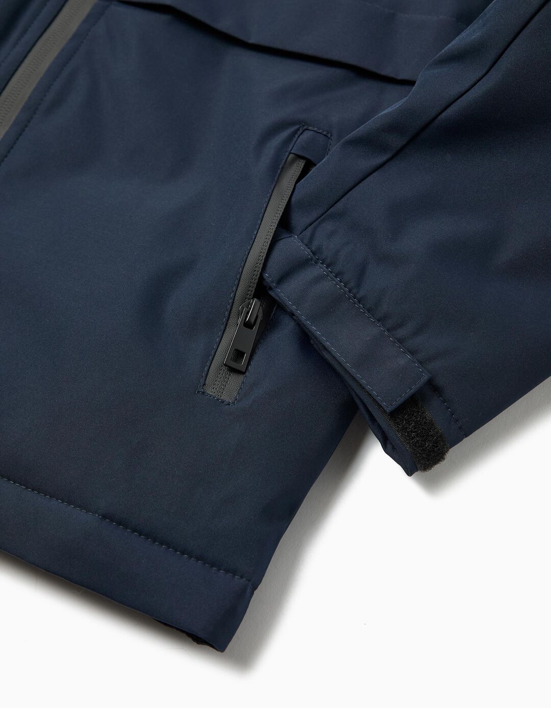 Parka, Menino, Azul Escuro