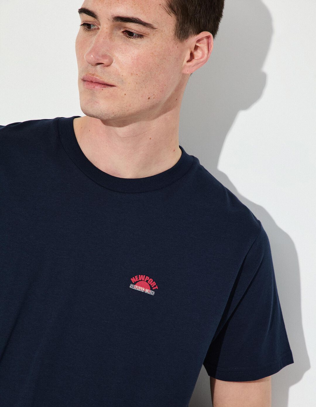 T-shirt, Homem, Azul Escuro