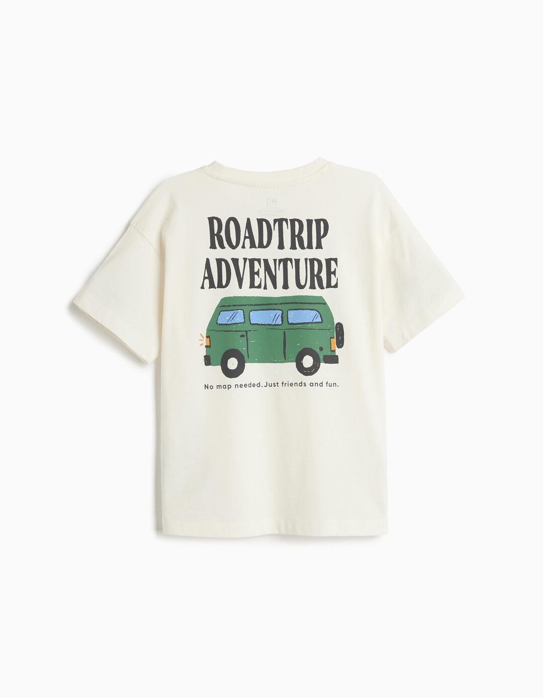 T-shirt com Bolso, Menino, Cru