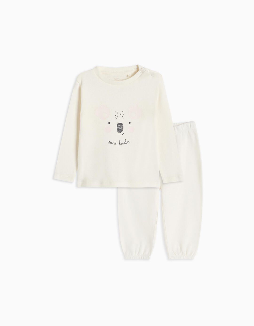 Pijama, Bebé Menina, Bege