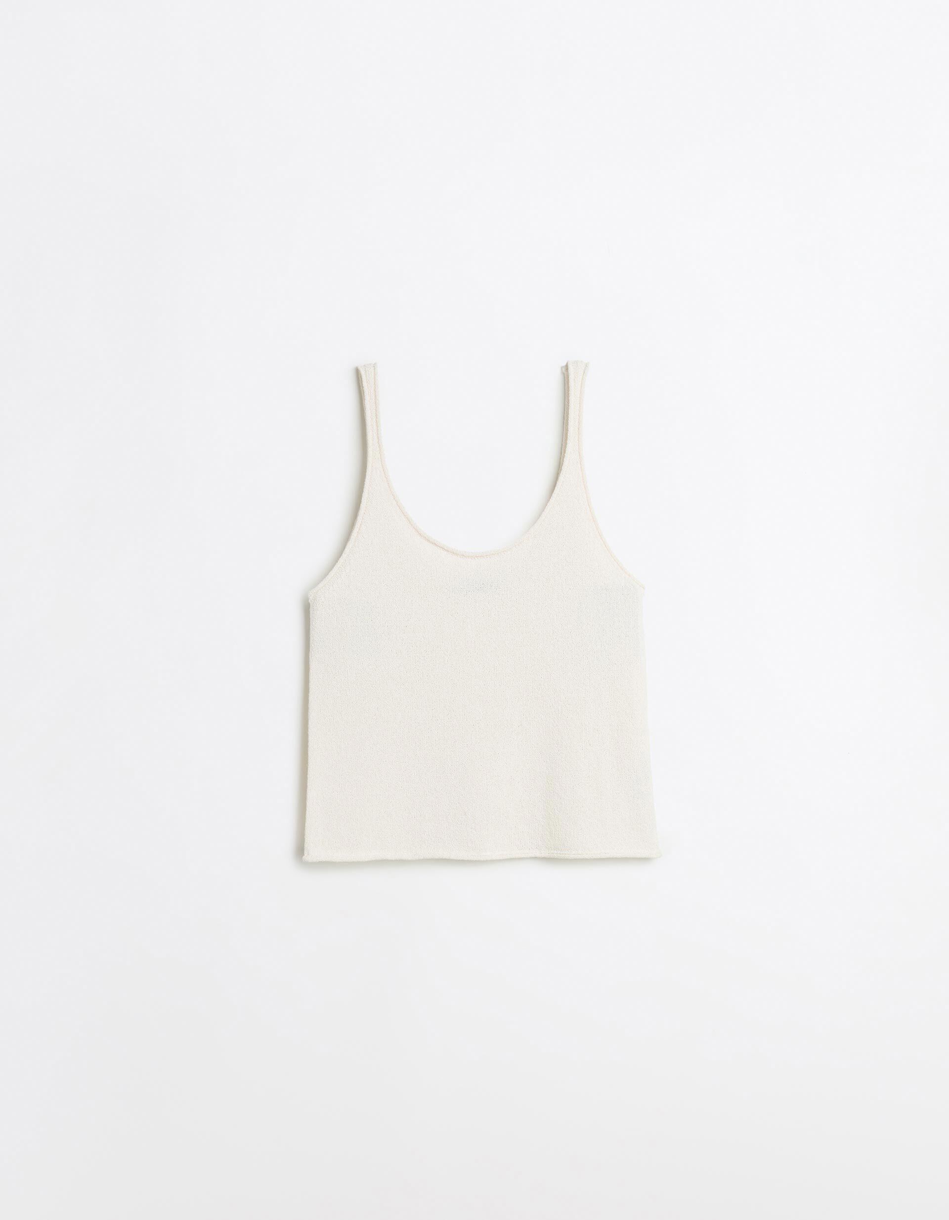 Comprar Online Tank Top Canelado, Bege Claro