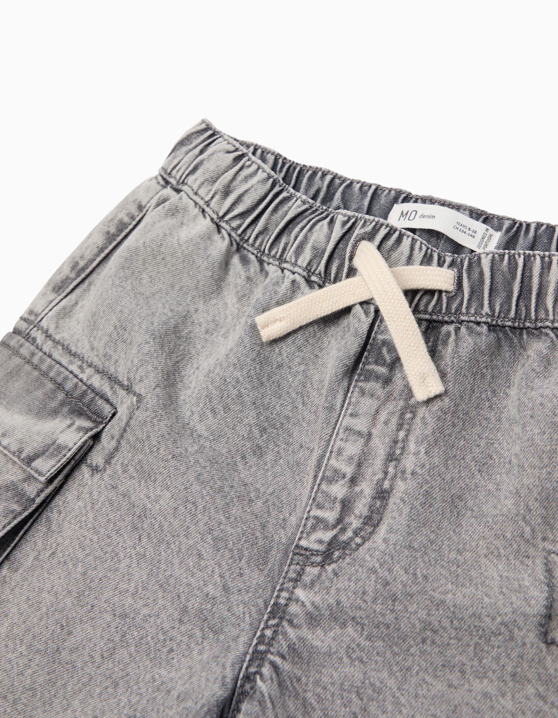 Comprar Online Cal&ccedil;&otilde;es de Ganga 'Cargo', Menino, Cinzento Claro