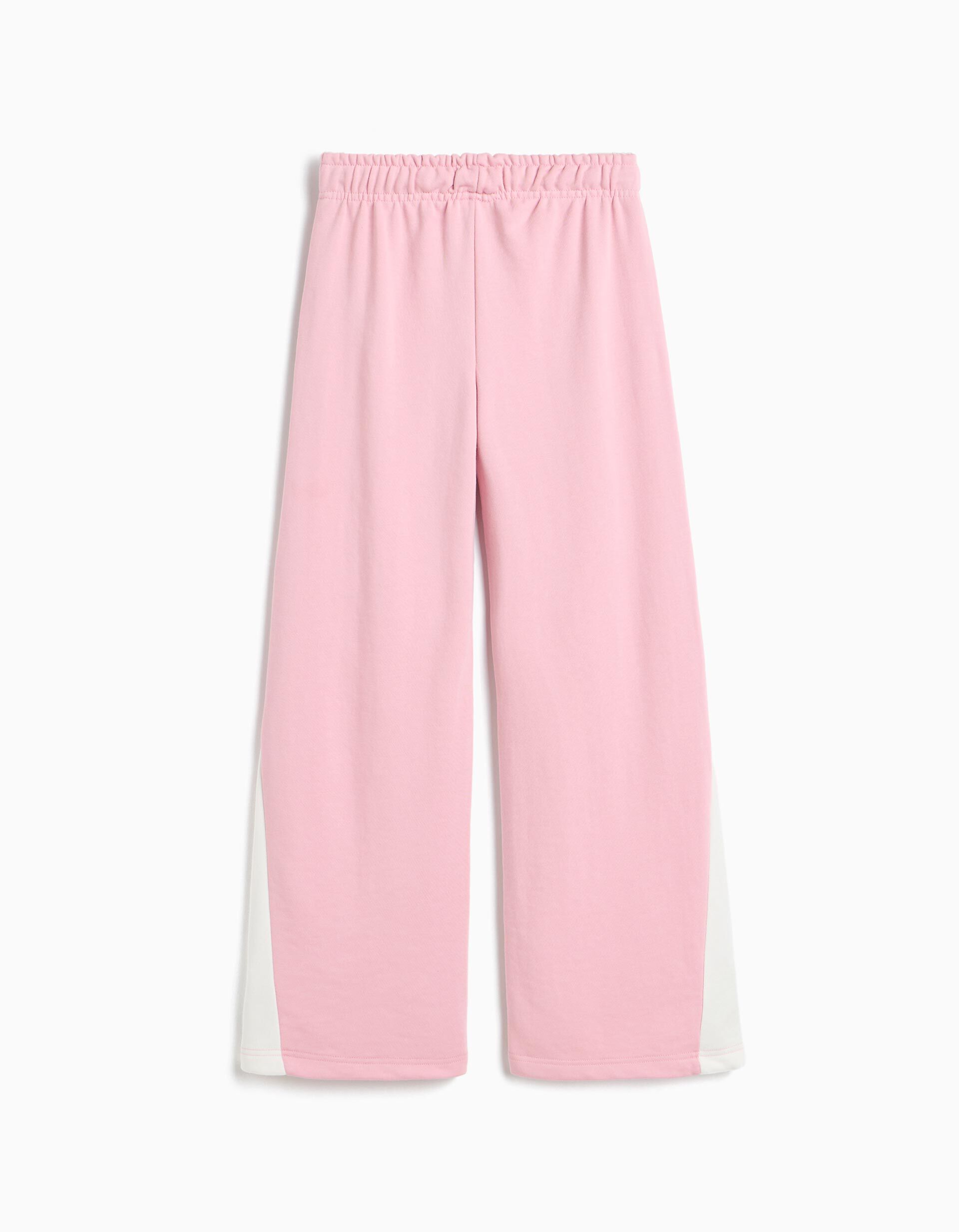 Comprar Online Cal&ccedil;as De Felpa Wide Leg, Menina, Rosa