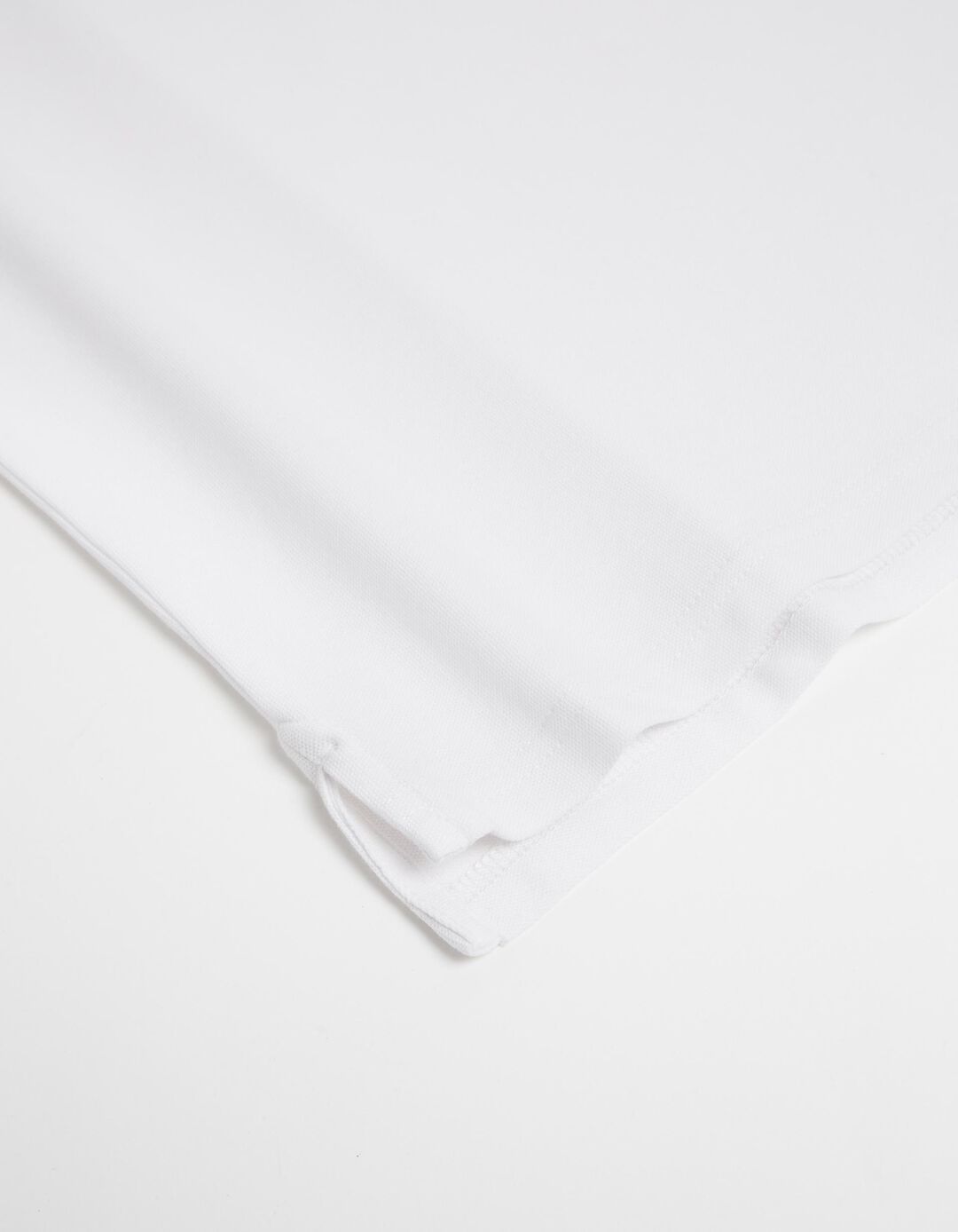 Short Sleeve Piquet Polo, Men, White