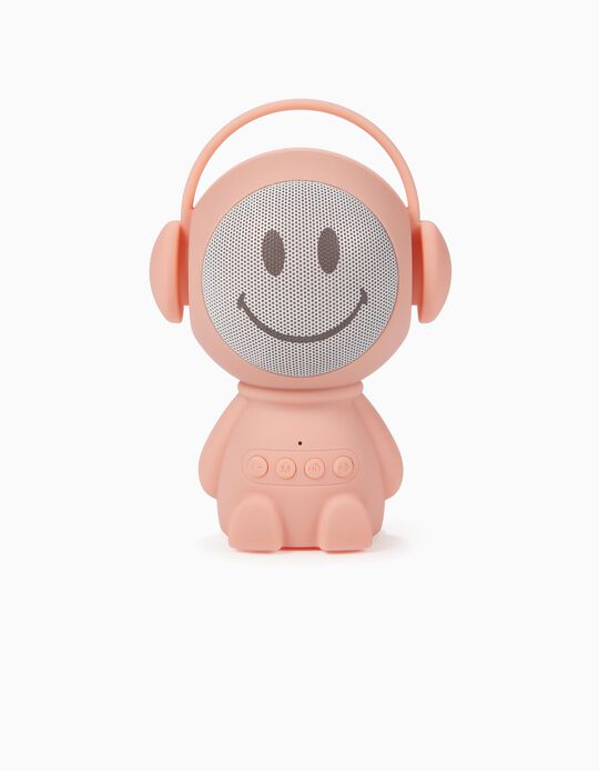 Coluna de Som Port&aacute;til Rosa