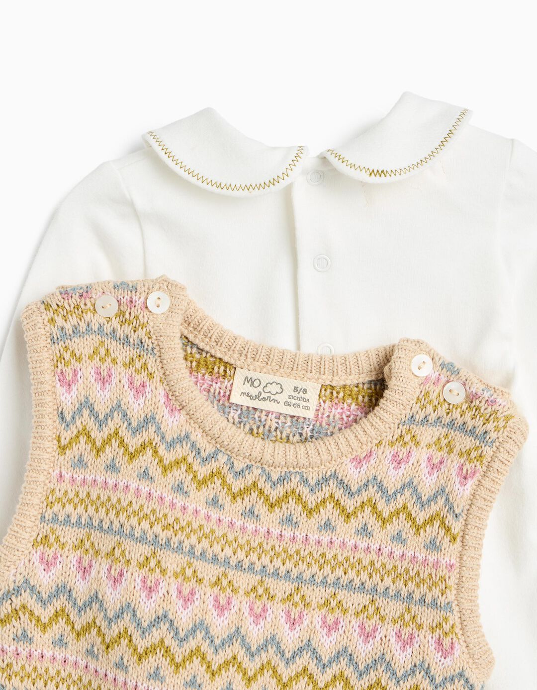 Conjunto Body E Fofo, Rec&eacute;m-Nascido, Cr&uacute;