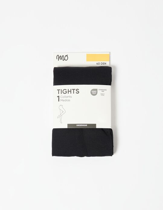 Comprar Online Collants Opacas 40DEN, Mulher, Preto