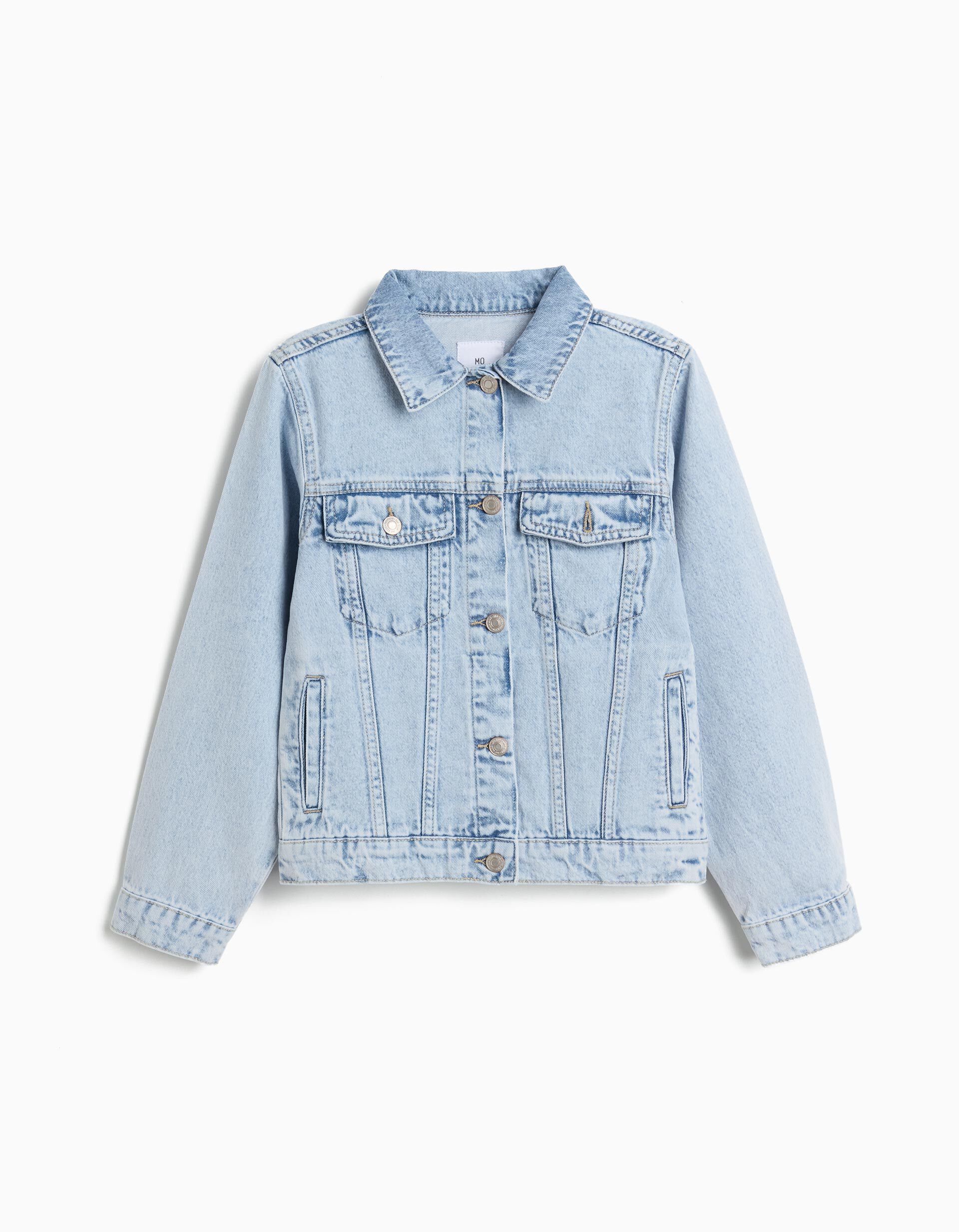 Comprar Online Casaco de Ganga, Menina, Azul Claro