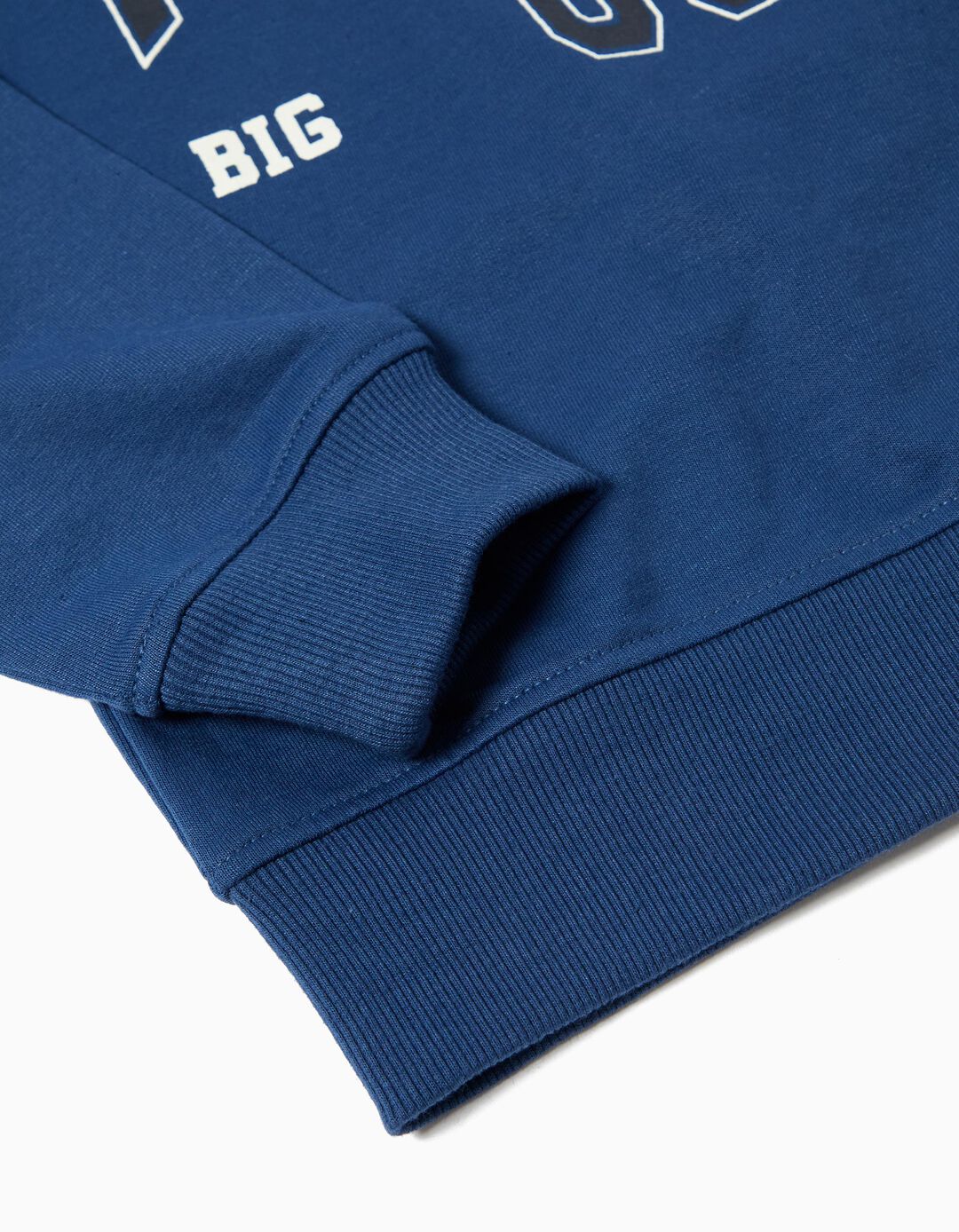 Sweatshirt de Felpa, Menino, Azul Escuro