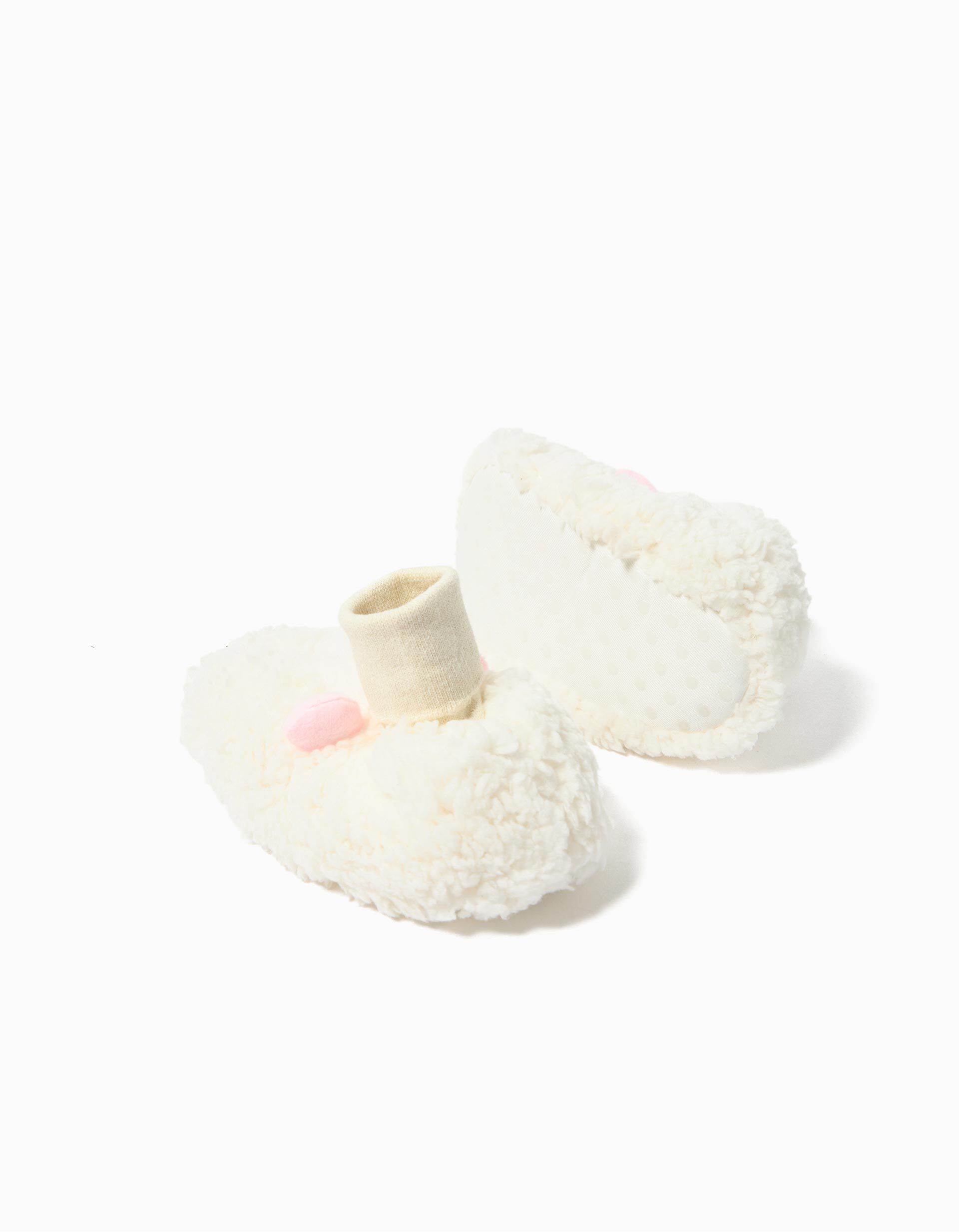 Comprar Online Chinelos com Meia, Menina, Branco