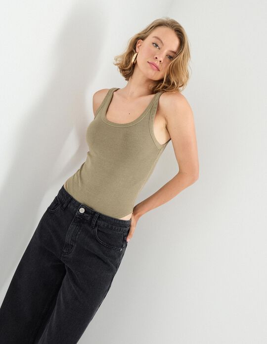 Comprar Online Body de Alças, Mulher, Verde