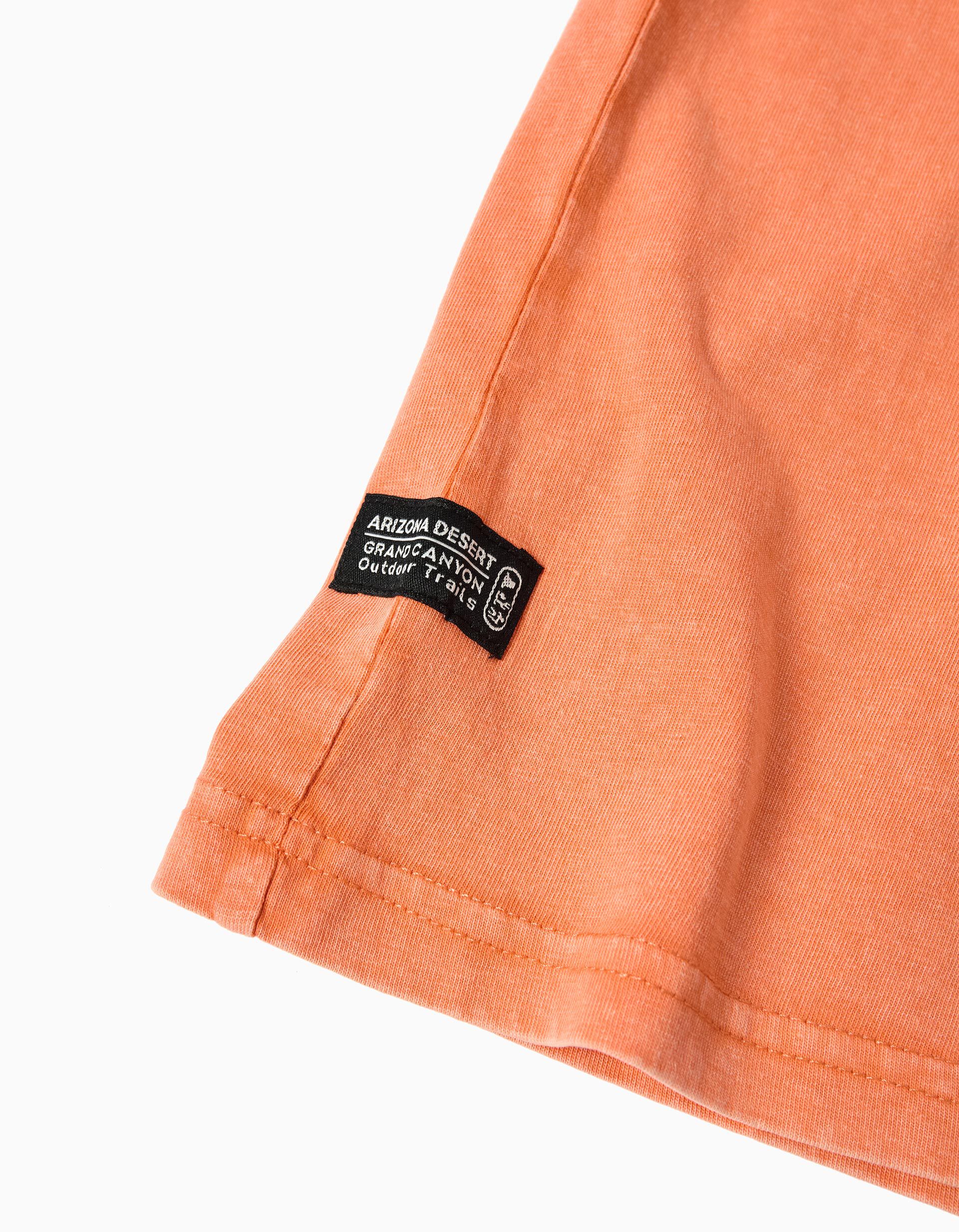 Comprar Online T-shirt Loose, Menino, Laranja Escuro