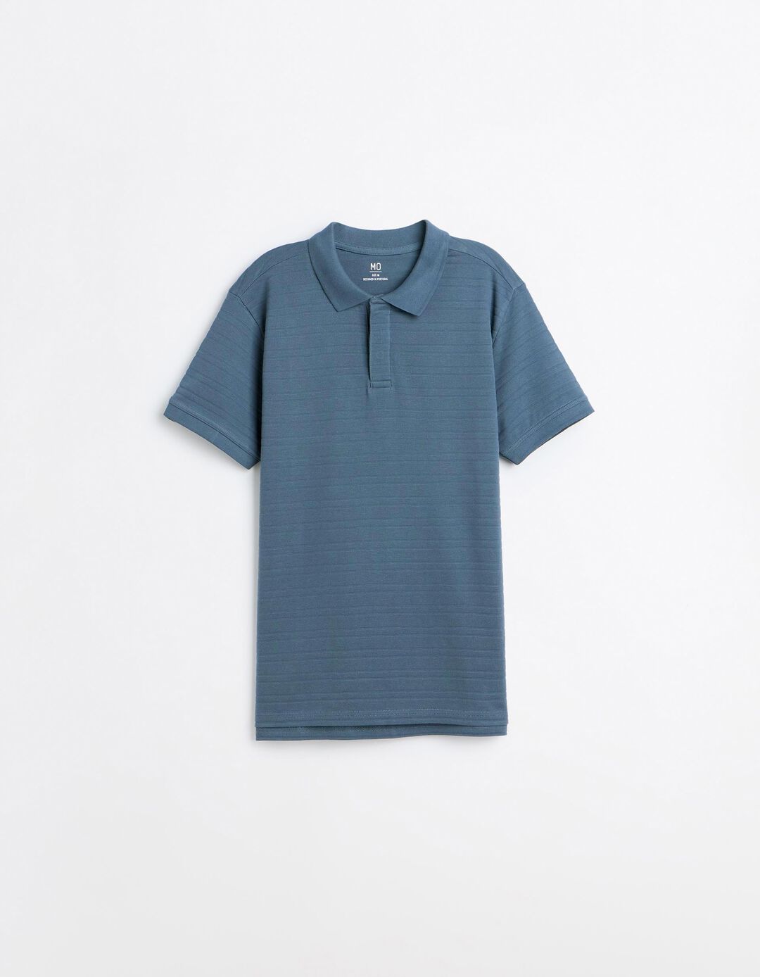 Polo Jacquard, Homem, Azul Escuro