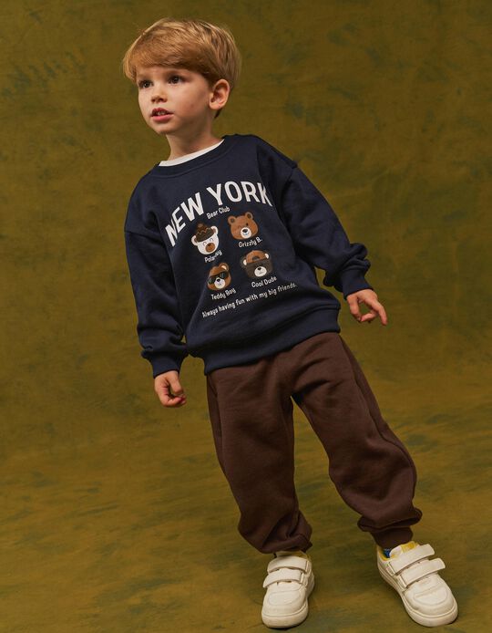 Comprar Online Conjunto De Jogging, Menino, Azul Escuro