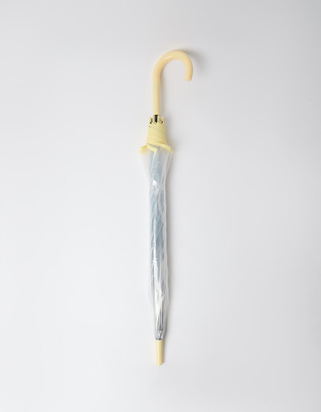 Guarda-Chuva Transparente, Mulher, Amarelo