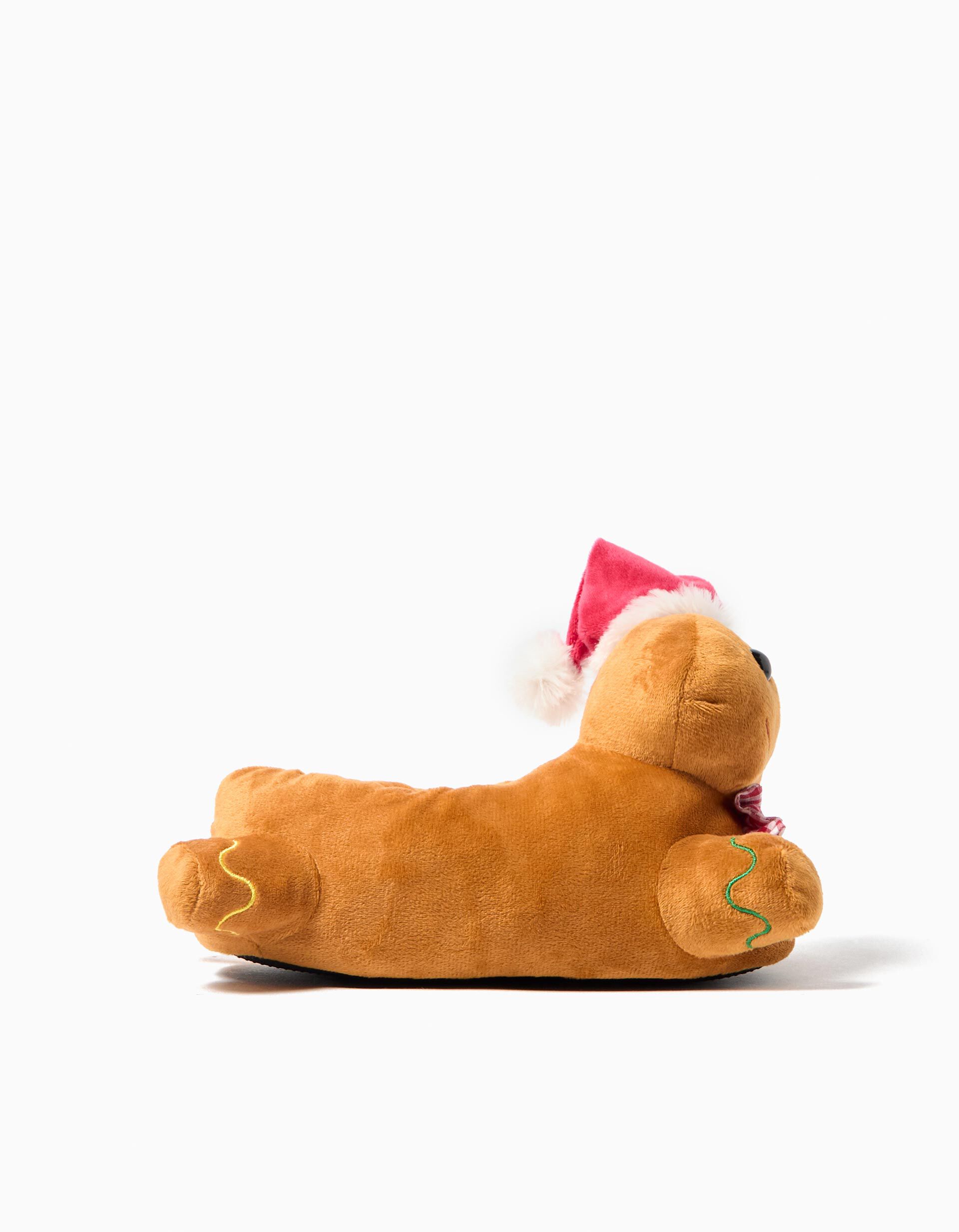 Comprar Online Pantufas de Natal, Crian&ccedil;a, Bege
