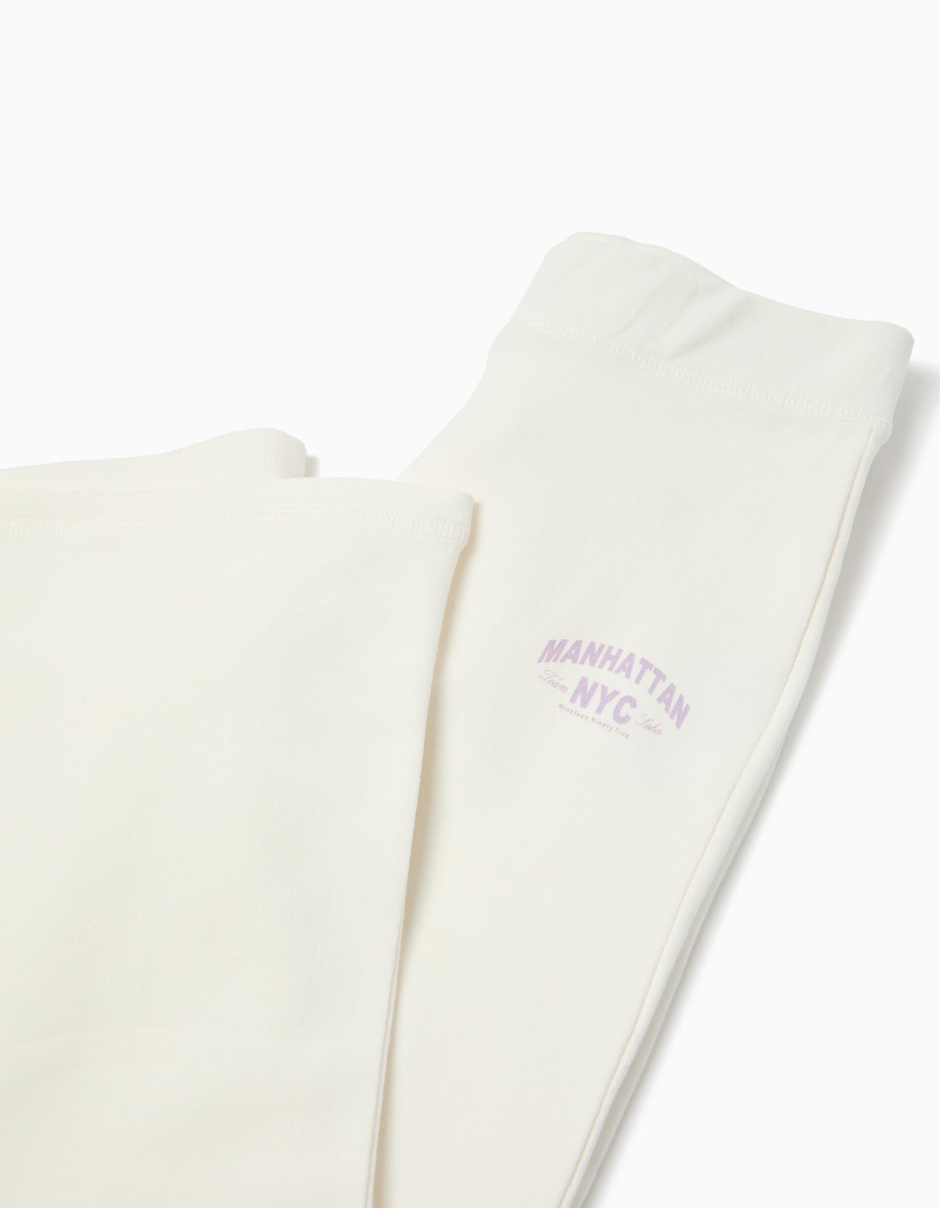 Comprar Online Leggings Flare, Menina, Branco