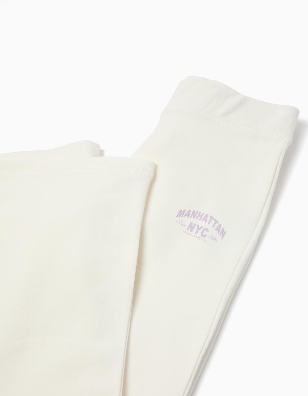 Leggings Flare, Menina, Branco