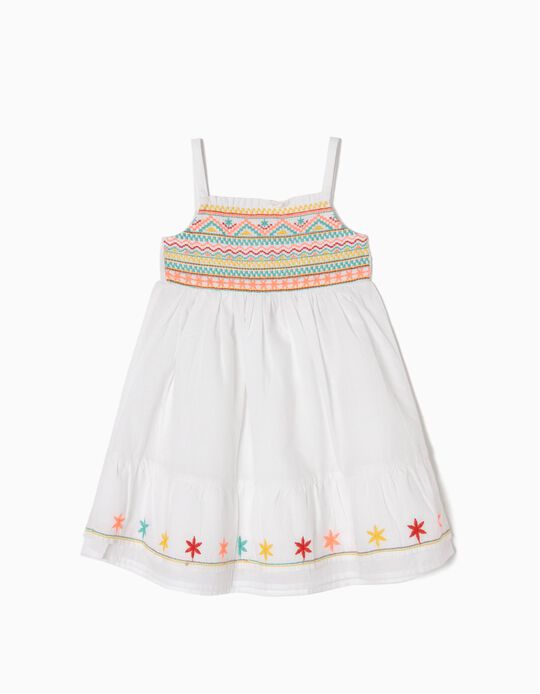 Dress with Embroideries