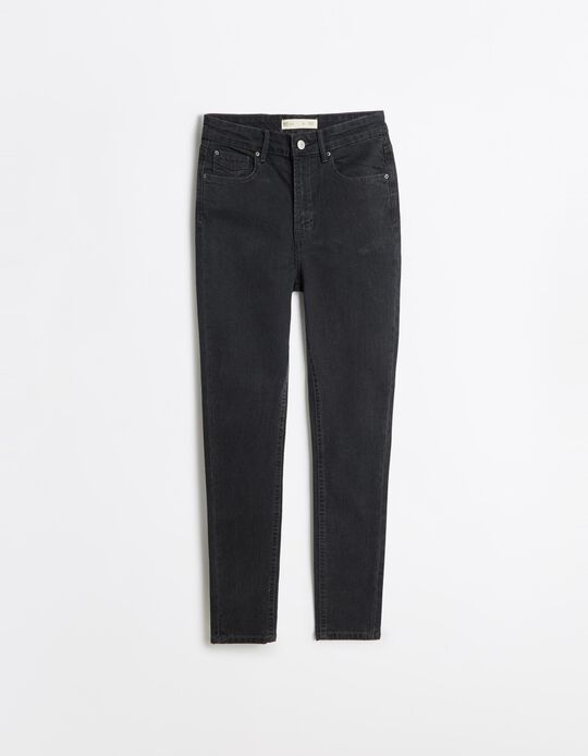 Comprar Online Cal&ccedil;as Skinny Fit, Mulher, Cinzento Escuro