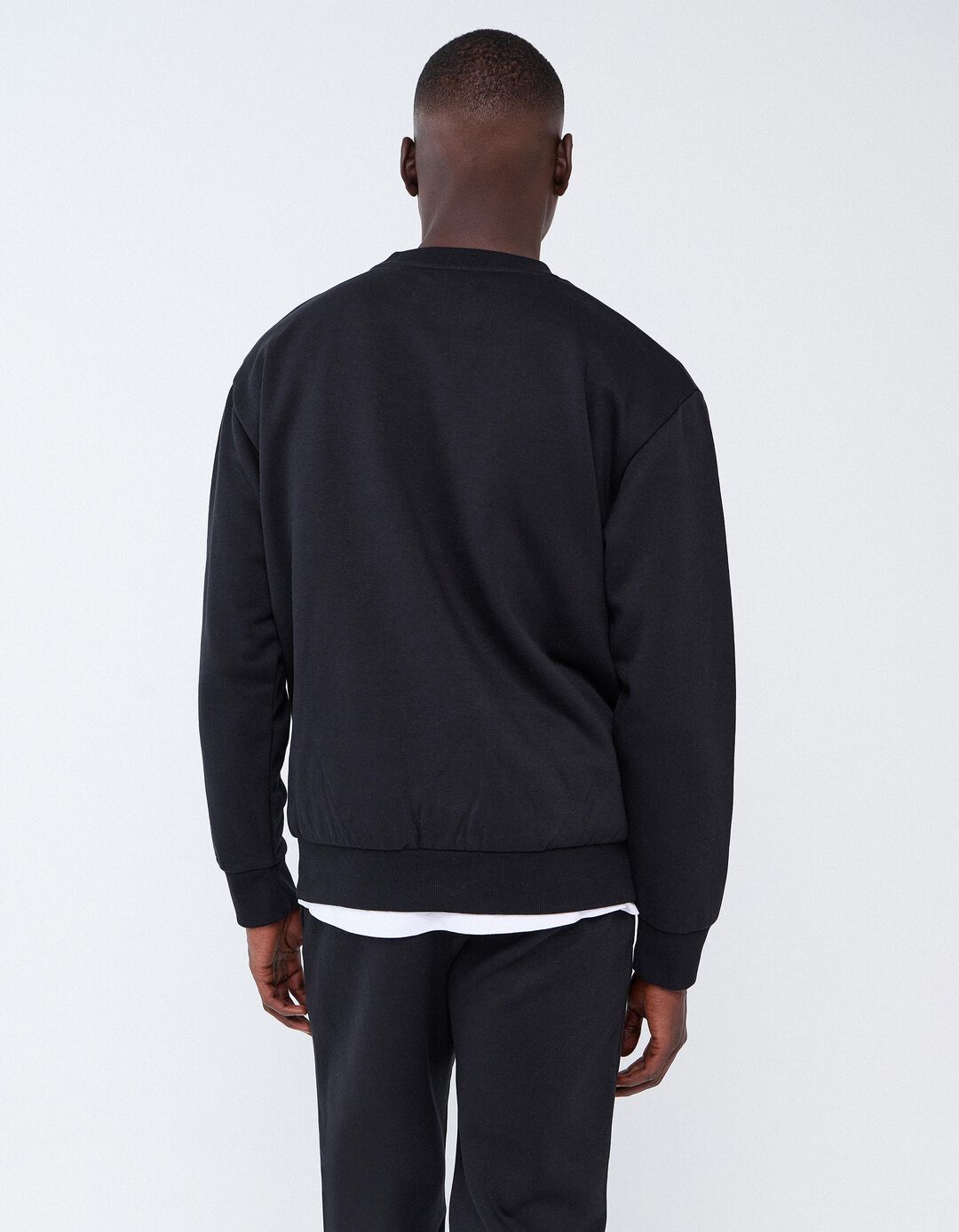 Sweatshirt Garment Dye, Homem, Preto
