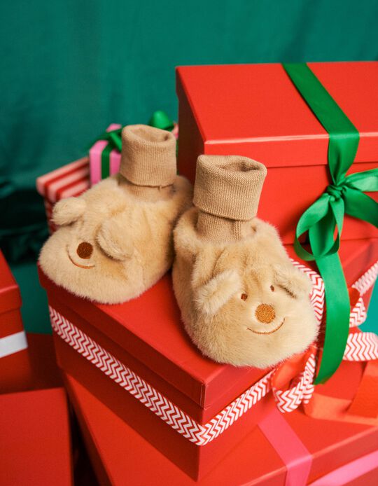Comprar Online Pantufas, Menino, Bege