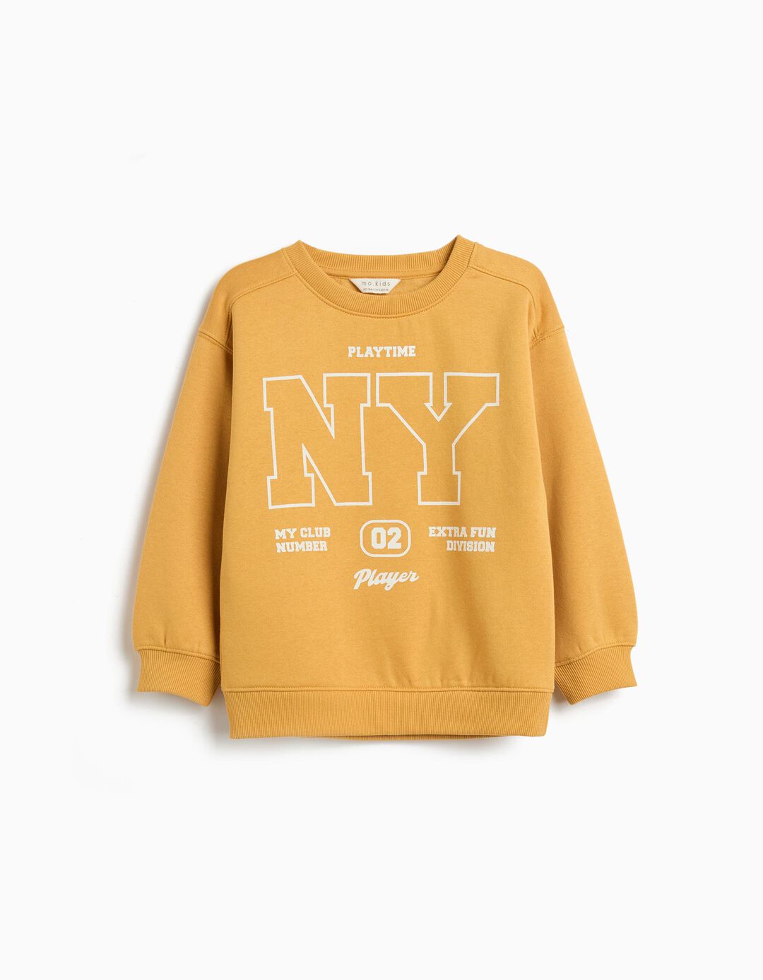 Sweatshirt de Felpa, Menino, Amarelo