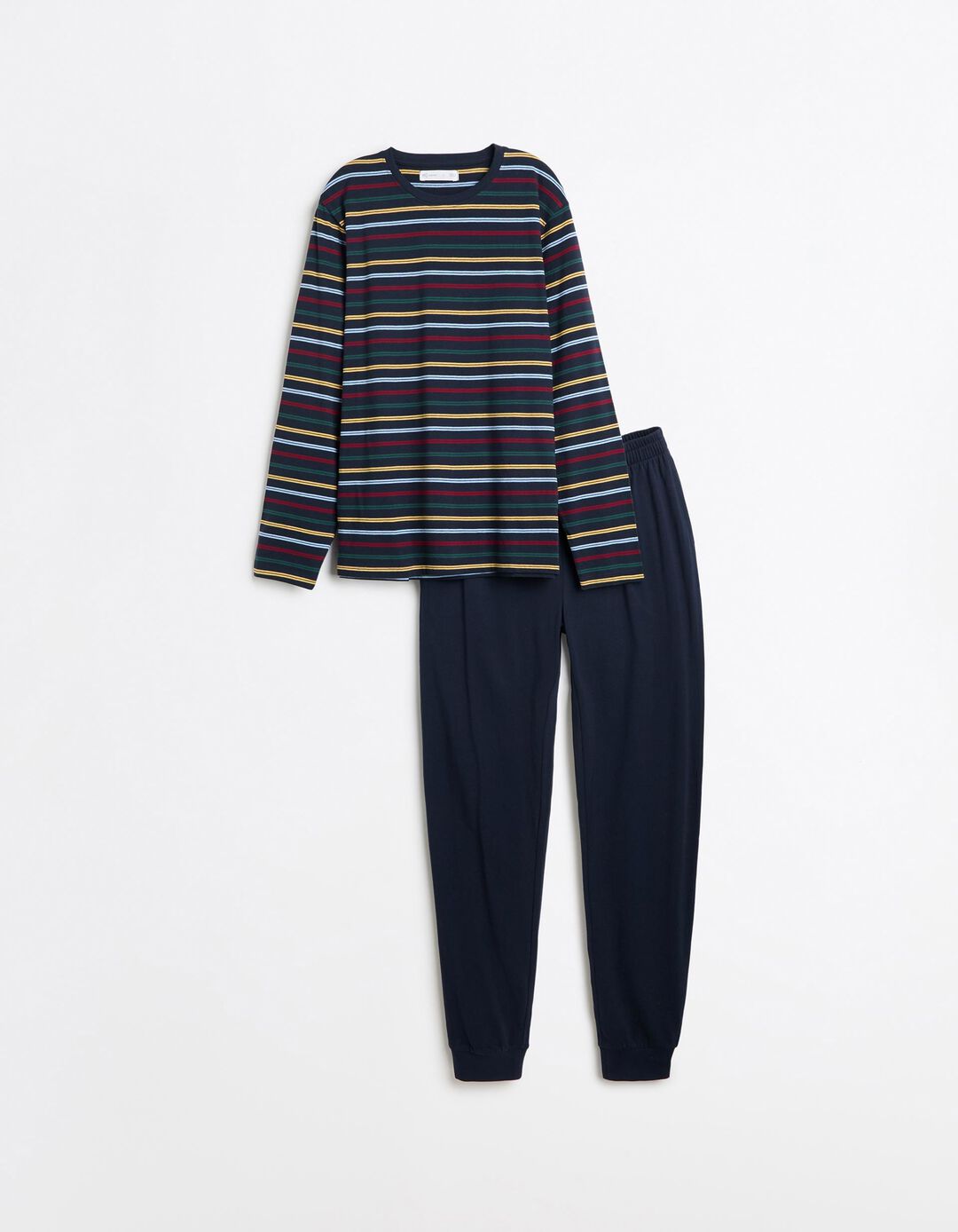 Pijama &Agrave;s Riscas, Homem, Azul Escuro