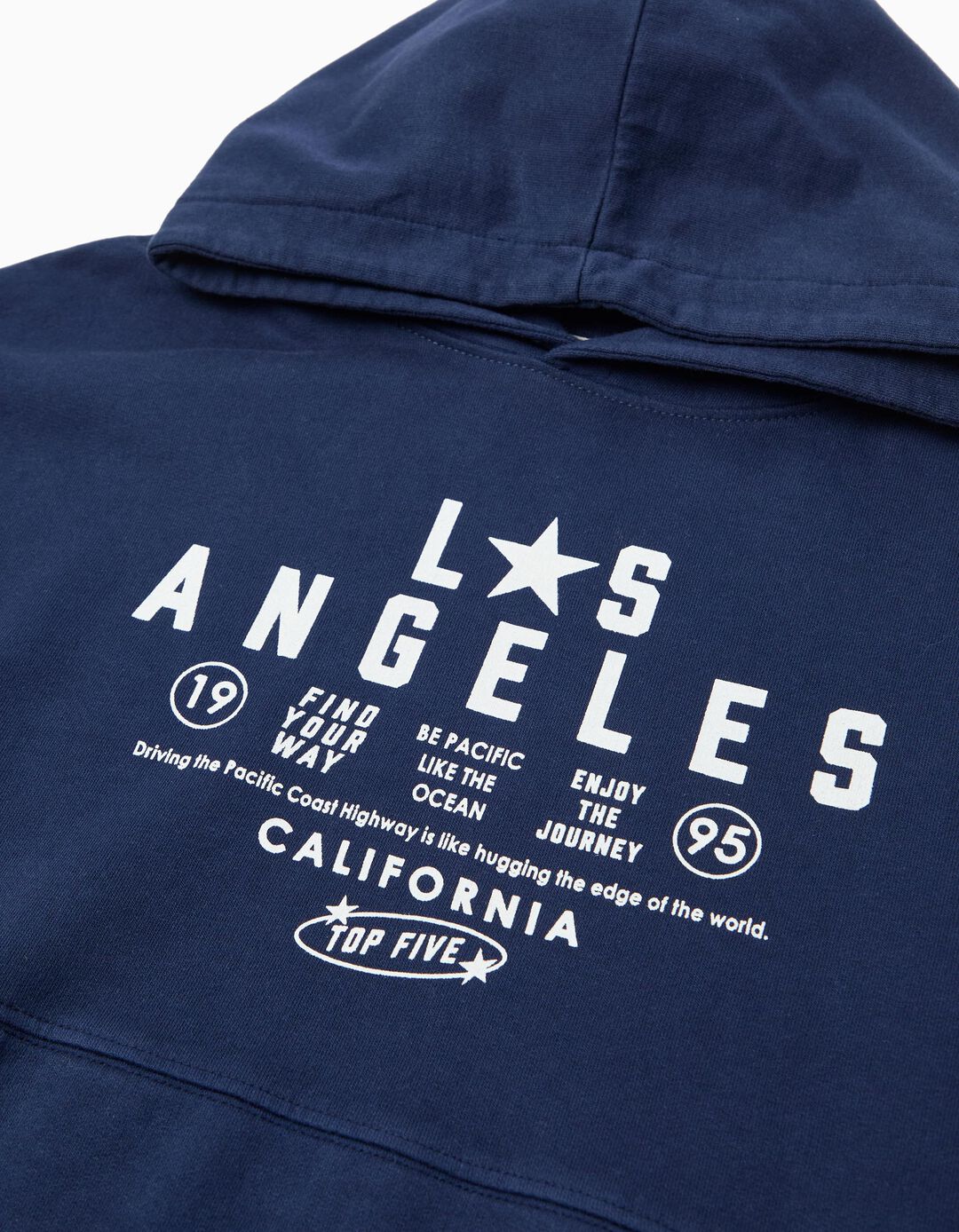 Sweatshirt com Capuz, Menino, Azul Escuro