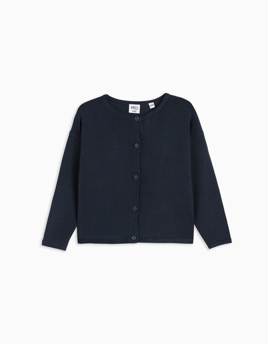 Comprar Online Knitted Cardigan, Baby Girls, Dark Blue