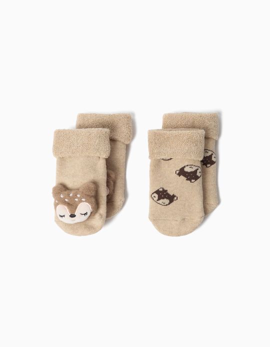 Comprar Online Pack 2 Pares De Meias Com Rena, Menina, Multicolor