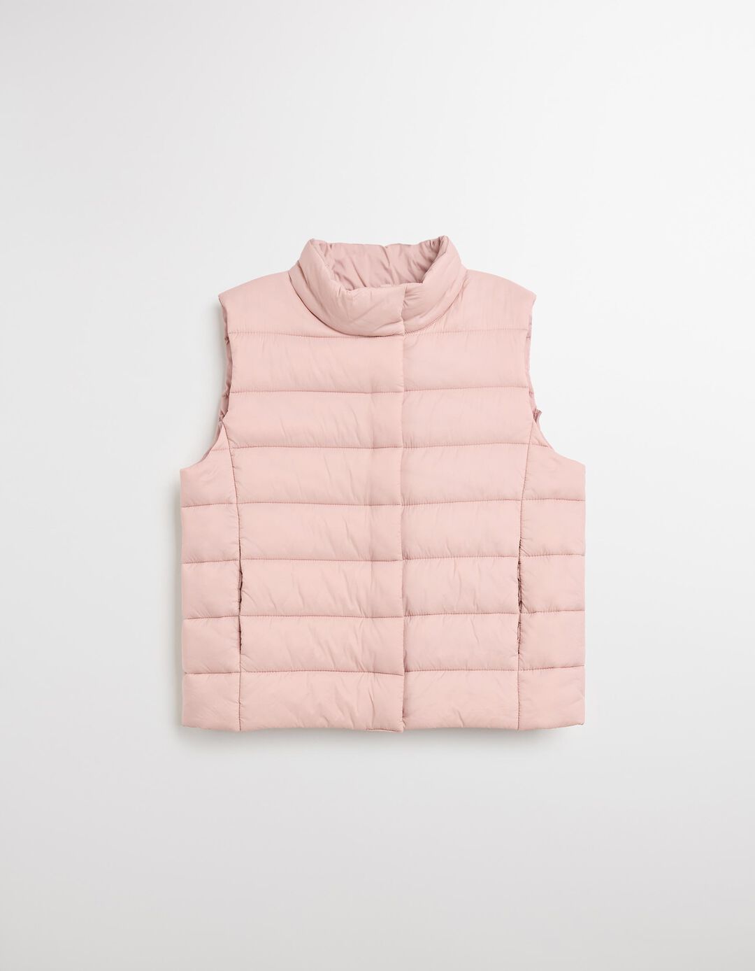 Colete Acolchoado, Mulher, Rosa Claro