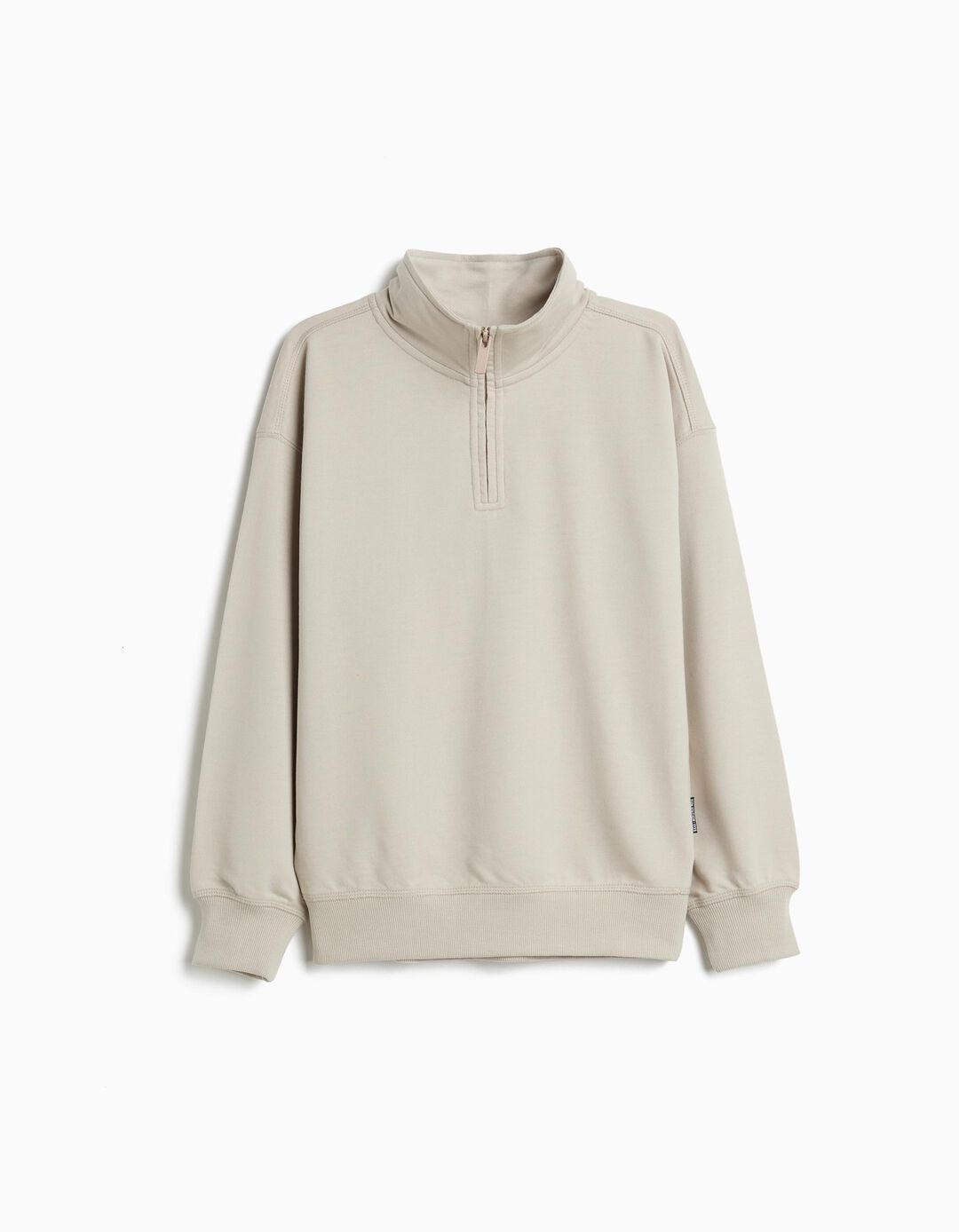 Sweatshirt com Fecho, Menino, Cinzento Claro