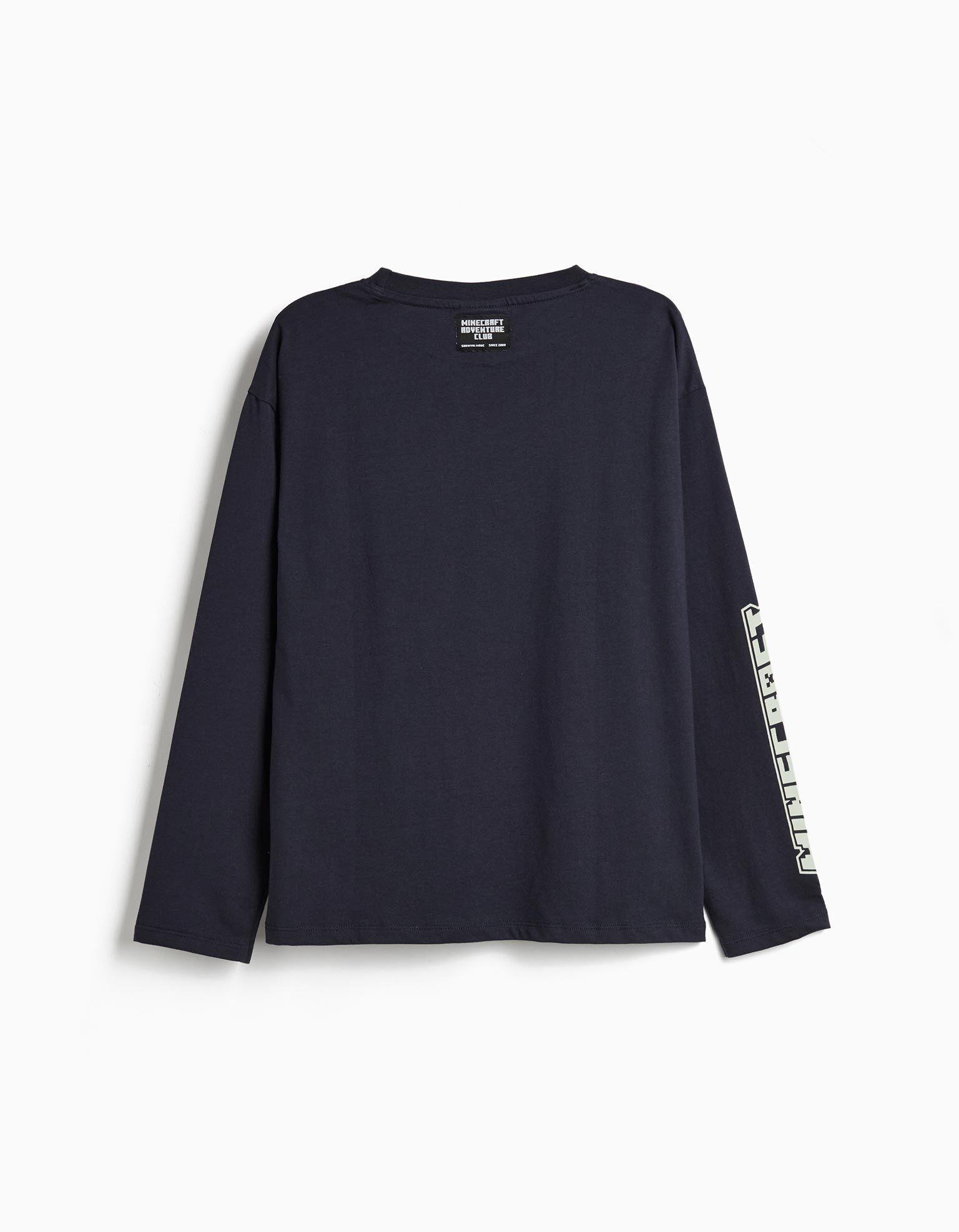 Comprar Online T-shirt de Manga Comprida 'Minecraft', Menino, Azul Escuro 