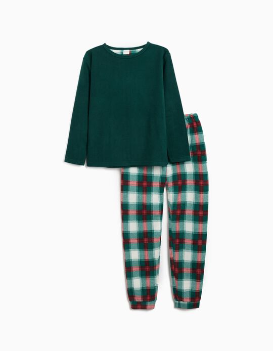 Comprar Online Pijama Polar de Natal, Menina, Verde Escuro