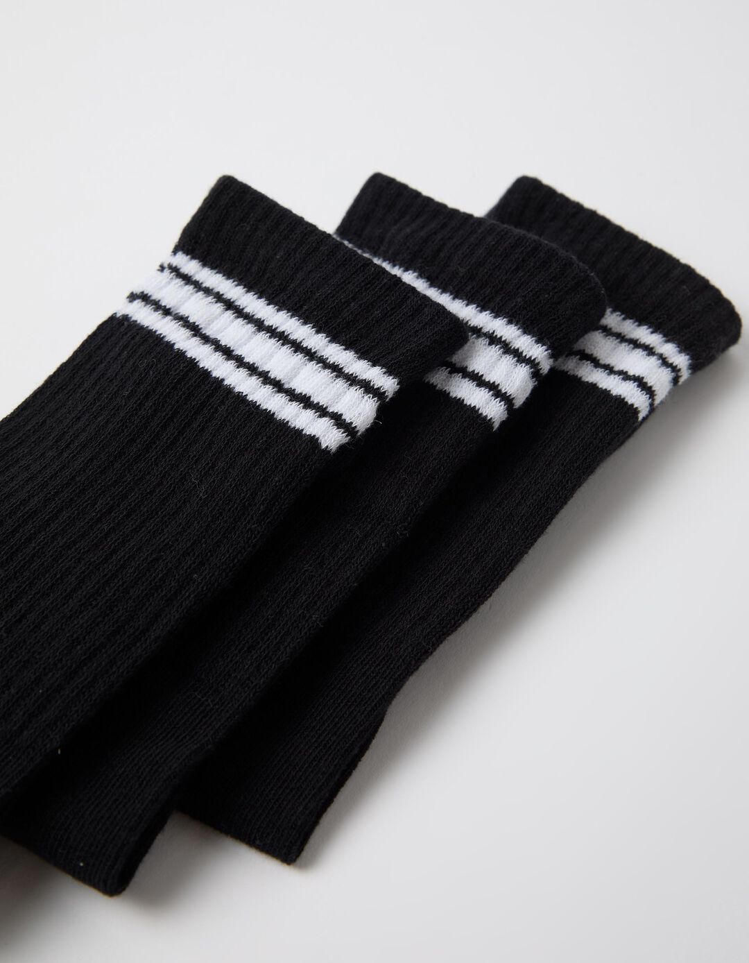 Pack 3 Meias Desportivas, Homem, Preto