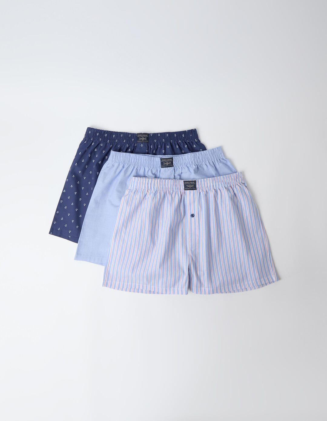 Pack 3 Boxers, Homem, Azul