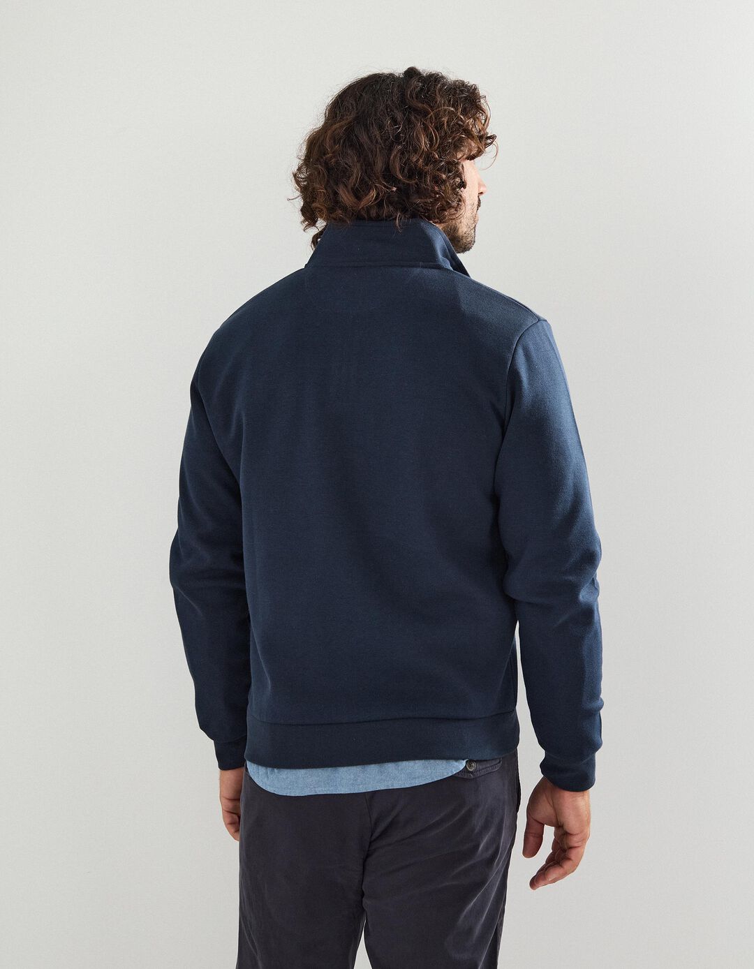 Sweatshirt de Felpa, Homem, Azul Escuro