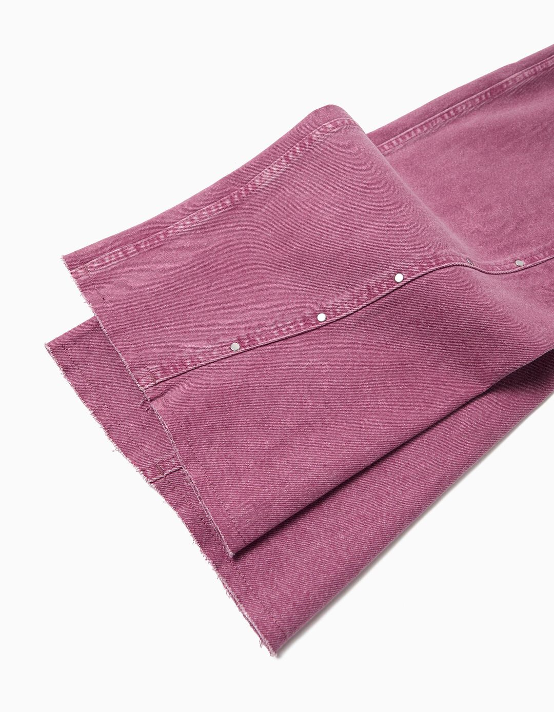 Cal&ccedil;as de Ganga 'Wide Leg', Menina, Rosa Escuro