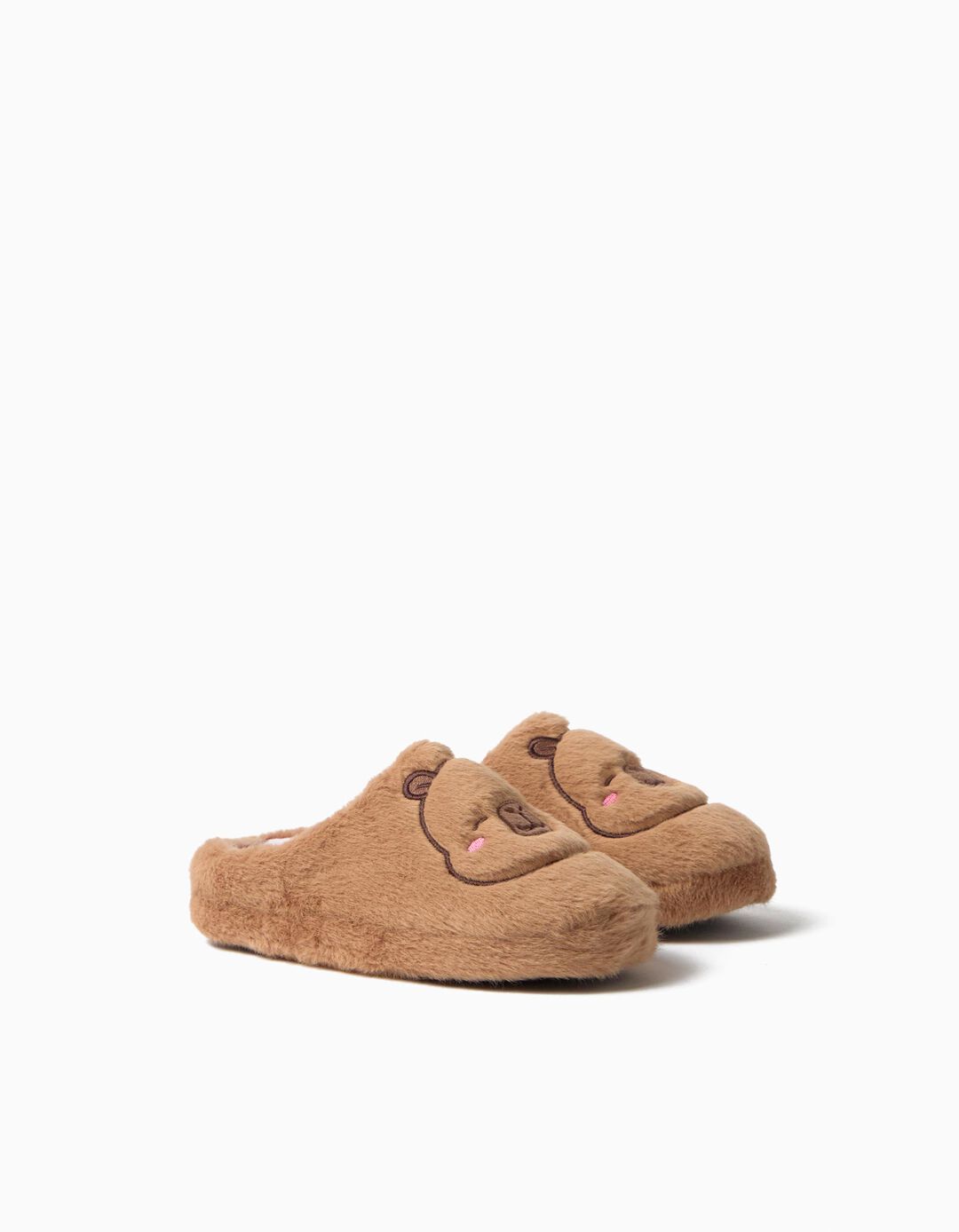 Pantufas 'Capibara' &copy;Capyfun, Menina, Castanho Claro