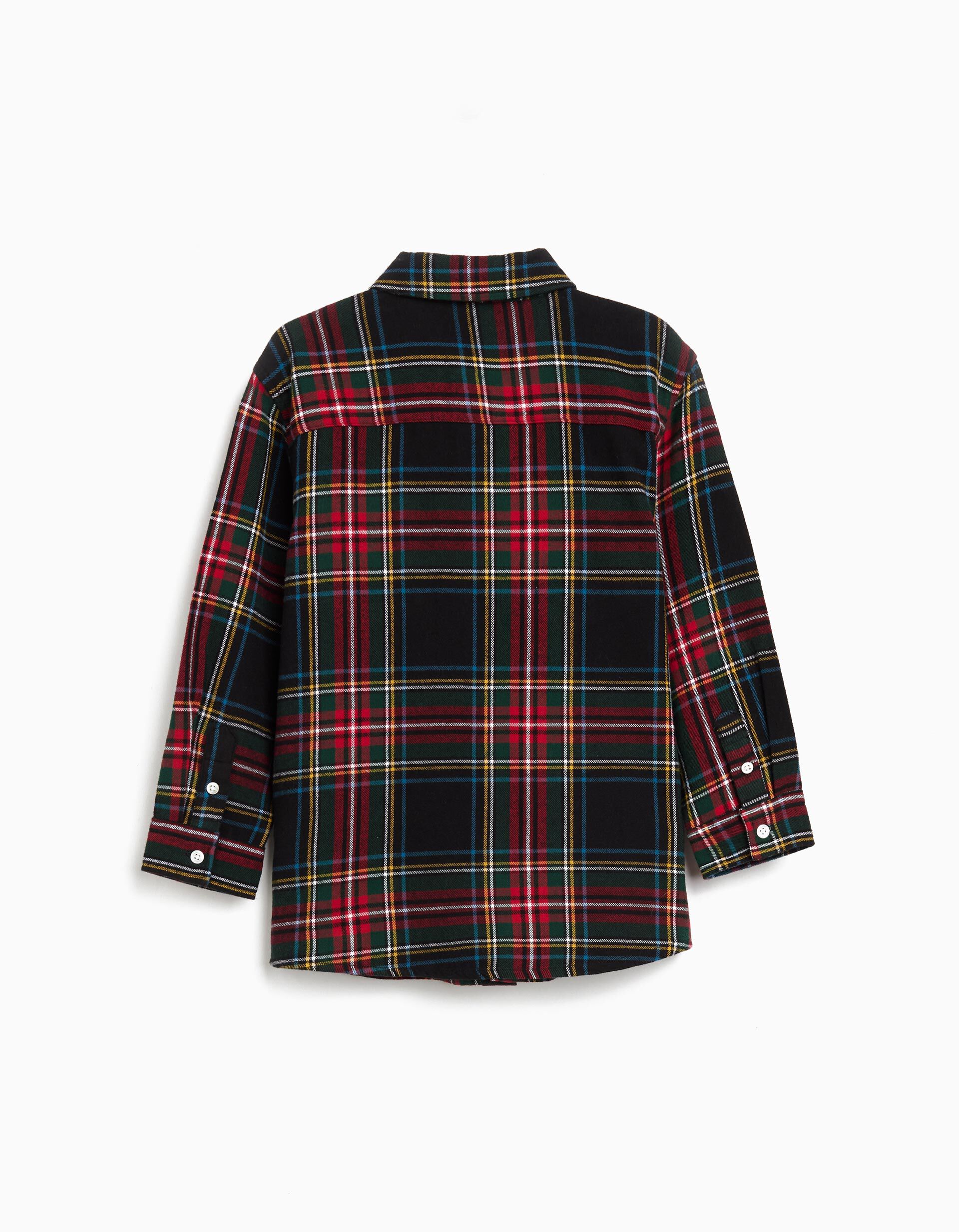 Comprar Online Camisa Xadrez, Menino, Preto