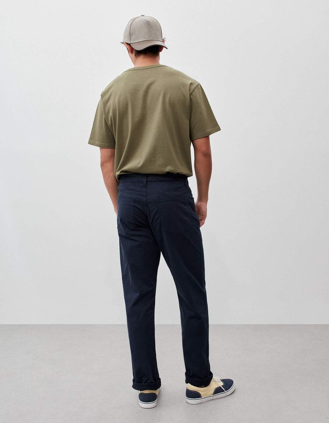 'Slim fit' pants, Men, Dark Blue