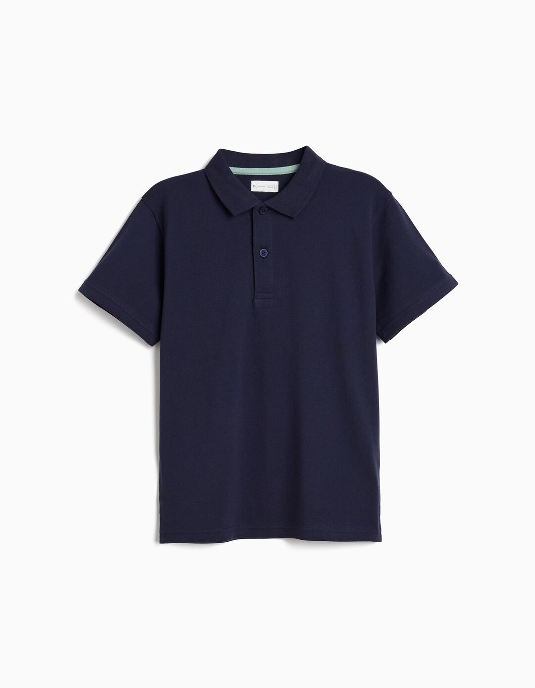 Polo Piquet, Menino, Azul Escuro