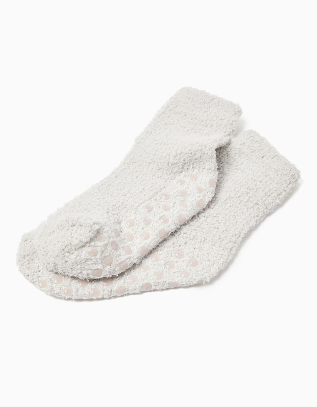 Meias Antiderrapantes, Menina, Cinzento Claro