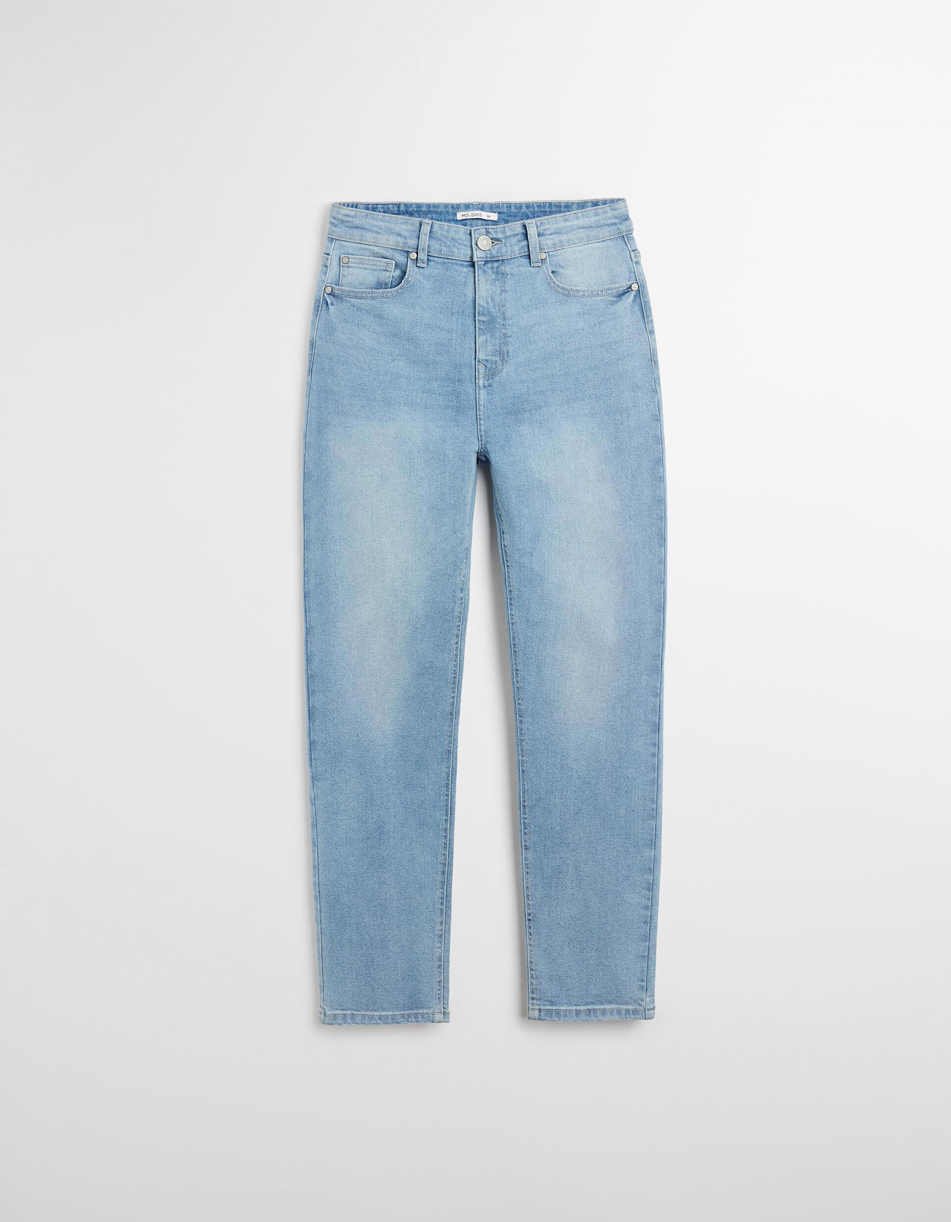 Comprar Online Cal&ccedil;as de Ganga 'Tapered Mom Fit', Mulher, Azul Claro 