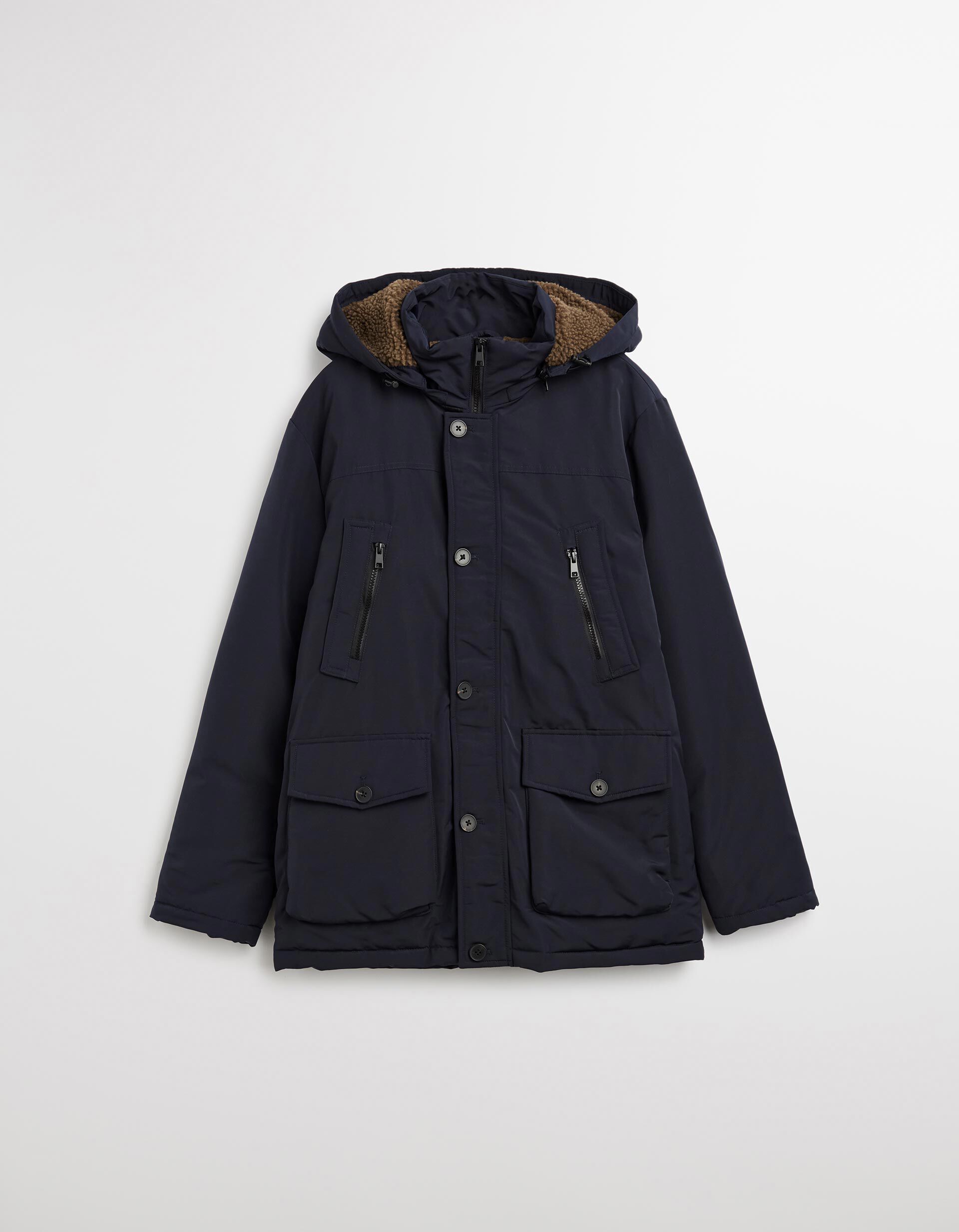 Comprar Online Parka com Capuz, Homem, Azul Escuro