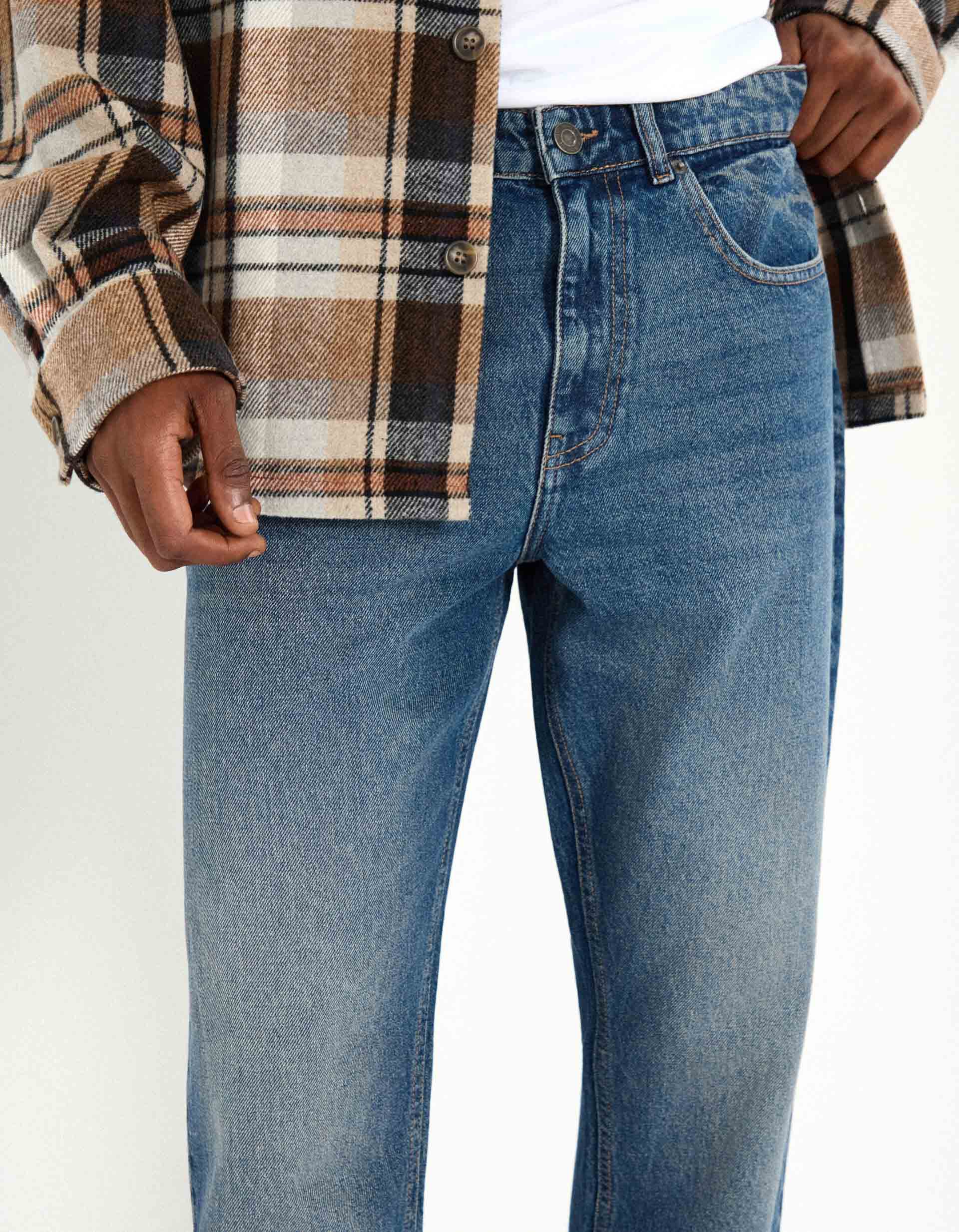 Comprar Online Cal&ccedil;as de Ganga 'Relaxed Fit', Homem, Azul Escuro