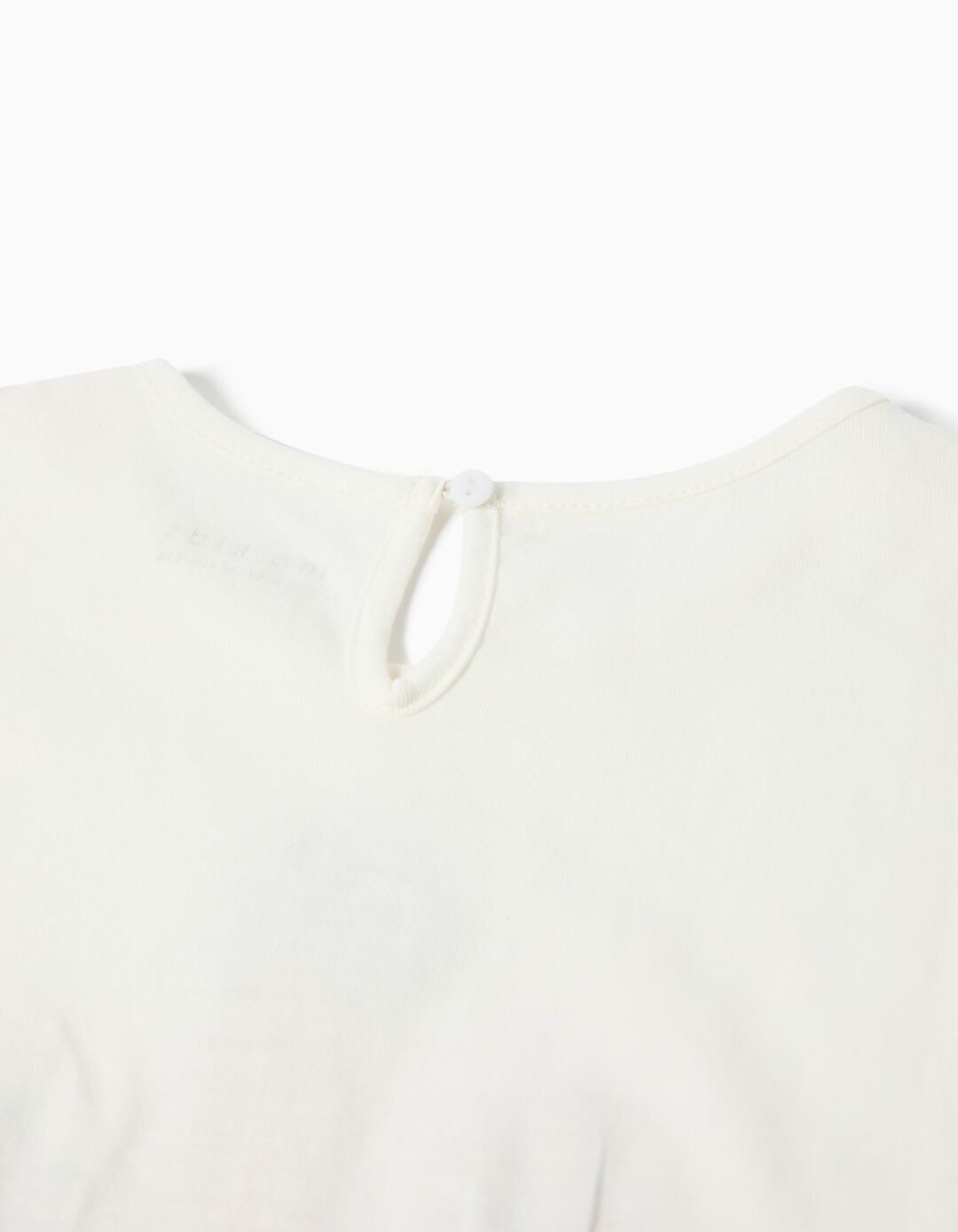 T-shirt sem Mangas, Menina, Branco
