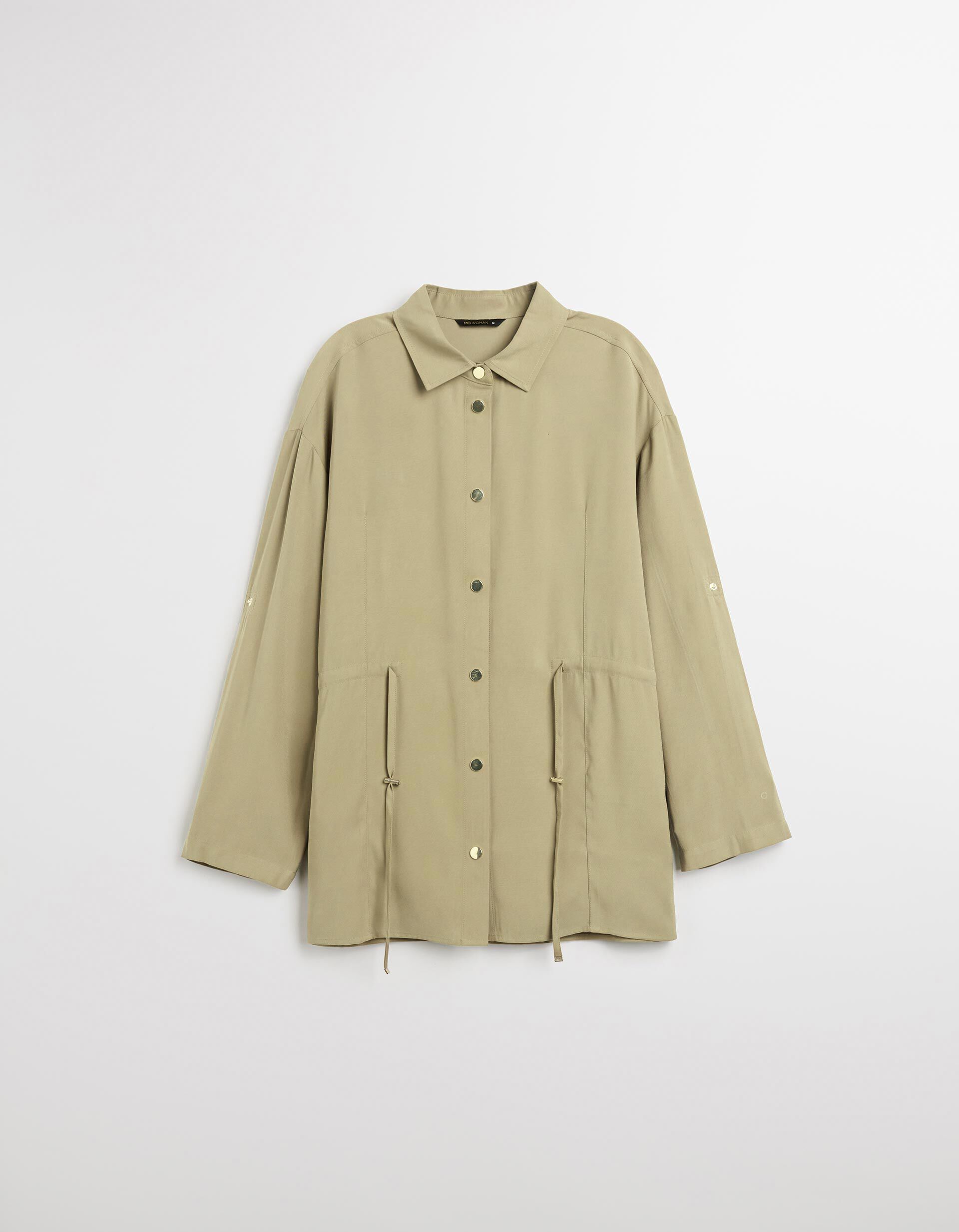 Comprar Online Sobrecamisa em Liocel, Mulher, Caqui