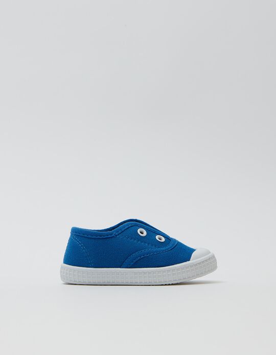 Canvas Trainers, Babies, Blue